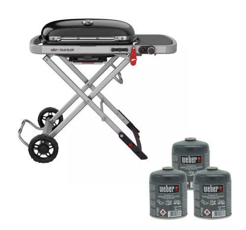 WEBER, Weber Gasgrill Traveler – schwarz
