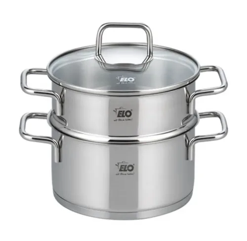 Elo, Elo Citrin Bio Dampfgarer 18cm – silber