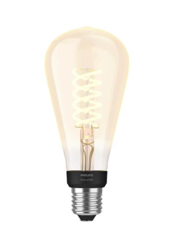 Philips Hue, Philips Hue White E27 Filament Giant Edison Lampe – LED/Leuchtmittel/Glühbirne – transparent