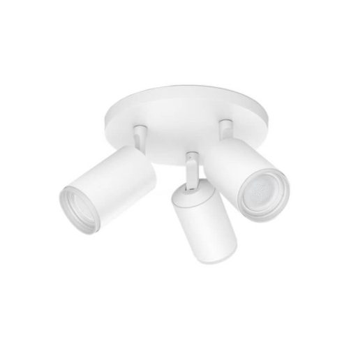 Philips Hue, Philips Hue White & Col, Amb, Fugato Spot 3 flg, weiss 3 x 350lm – Deckenlampe/Wandlampe