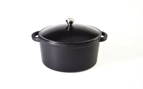 Nouvel, Nouvel Gussbräter rund 26 cm schwarz – Topf/Kochtopf