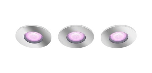 Philips Hue, Philips Hue LED Deckenleuchte "Xamento 3er-Pack" GU10 Farbwechsler