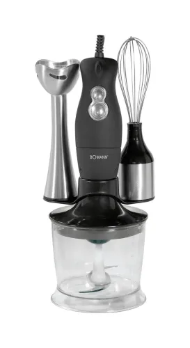 Bomann, Bomann SMS 349 CB Stabmixer – edelstahl / schwarz