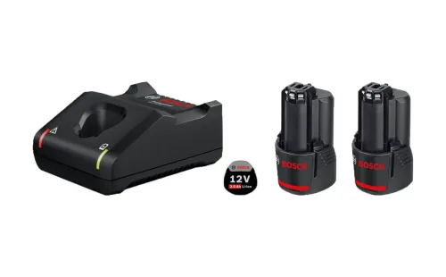 Bosch, Bosch Starter-Set GAL 12V-40 mit 2 Akkus | 2 Ah