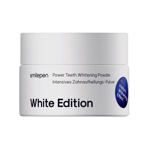 SmilePen, Smilepen White Edition 20 g Zahnbleiche Pulver – Ersatzbürste/Zahnpflege Zubehör