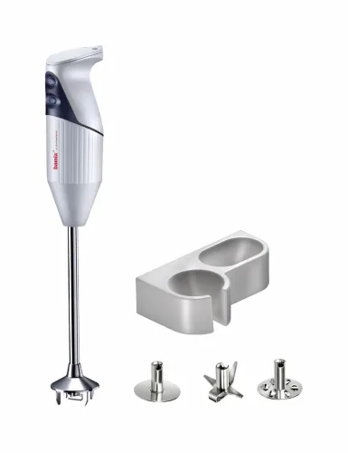 Bamix, Bamix GASTRO 350 Gastro Stabmixer – Gastro Aufschnittmaschine, Mixer & Küchenmaschine – grau