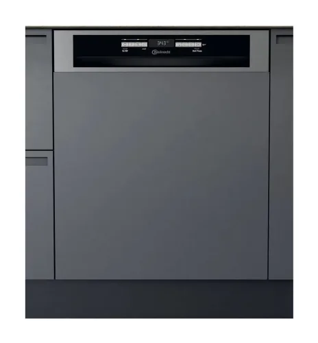 Bauknecht, Bauknecht BBO 3T133 P X CH teilintegrieter Geschirrspüler – Einbau Geschirrspüler 60 cm integriert