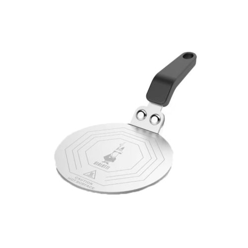 Bialetti, Bialetti - Induktionsplatte mit Griff, 13X26CM, Chrom