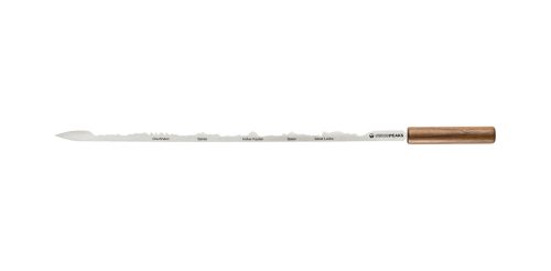 Swisspeaks, Swisspeaks Grillspiesse Ostschweizer Alpen, 2 Stück – Grillzange/Grillbesteck – chromnickel-stahl