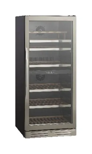 Sibir, Sibir Weinkühlschrank "Scandomestic SV 104 X" für 90 Stk. Standardflaschen á 075l