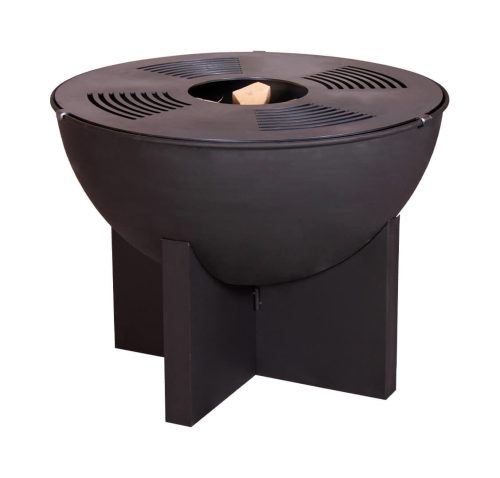 Mr. Grill, Mr. Grill - Feuerschale mit Kreuzfuss & Grillring, One Size