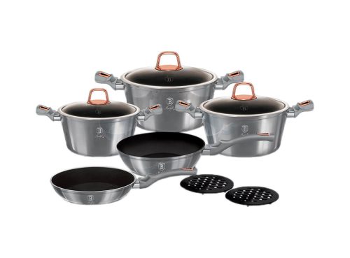Berlinger Haus, Berlinger Haus - Pfannenset Moonlight Collection 10 tgl., One Size