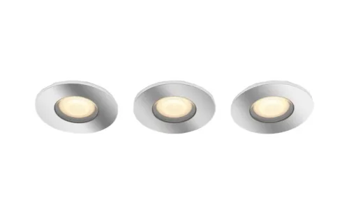 Philips Hue, Philips Hue White Ambience Adore Deckenspot – Deckenlampe/Wandlampe – silber
