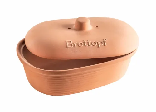 Mäser, MÄSER Brotkasten Ceramica Braun Steingut 37.5 cm 37.5 cm - Brotkasten