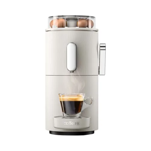 COFFEEB, CoffeeB Globe White Kaffeemaschine – CoffeeB Maschine/CoffeeB Kaffeemaschine – weiss
