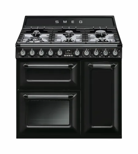 SMEG, Smeg Victoria TR93BL Freistehender Herd – Gasherd freistehend – schwarz