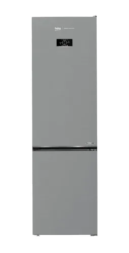 Beko, Beko KG520 Kühl-Gefrierkombination – Kühlschrank mit Gefrierfach freistehend – edelstahl