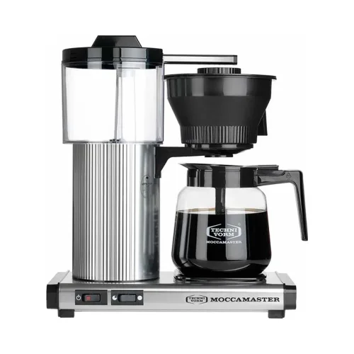 Moccamaster, Moccamaster CD Grand polished Filterkaffeemaschine – grau