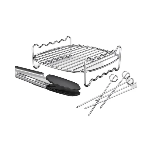 Philips, Philips HD9920/00 Grillrost-Set für Airfryer 6,2 l, 8,3 l und 9 l Airfryer Grillrost-Set – Friteuse Zubehör – grau