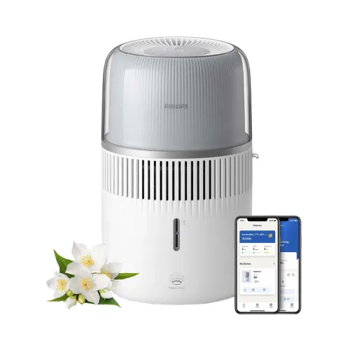 Philips, Philips Luftbefeuchter "HU5710/03 5000 Series" 4,5 l Wassertank für 56 m² Räume, mit NanoCloud Technologie