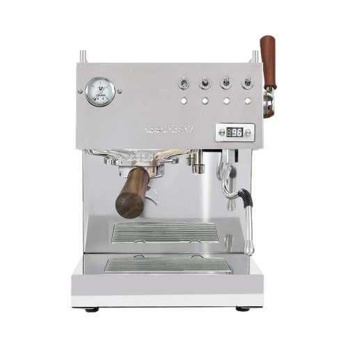 Ascaso, Ascaso STEEL DUO PLUS Shine & Wood Siebträgermaschine – Siebträgermaschine/Espressomaschine – chrom
