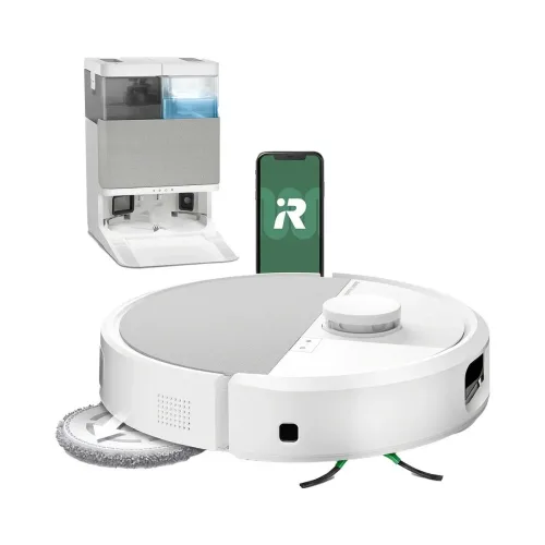 iRobot, iRobot Roomba® Plus 505 Combo Roboter + AutoWash™ Dock Saug- und Wischroboter – Staubsauger Roboter/Saugroboter – weiss
