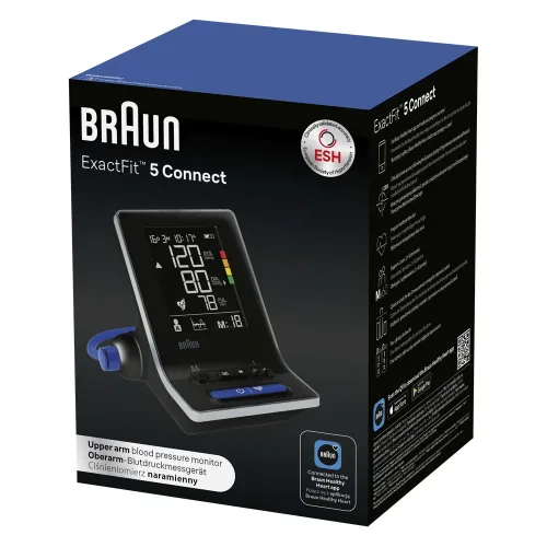 KAZ Europe S.A., BRAUN ExactFit 5 Connect Oberarm-Blutdruckmessgerät 1 St