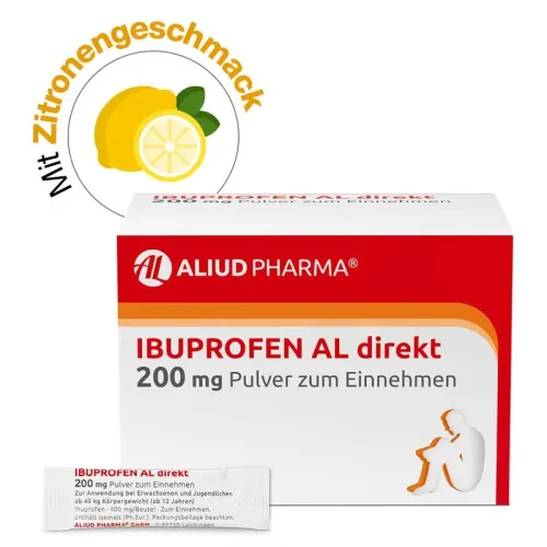 Ibuprofen AL direkt 200 mg Pulver bei Fieber und Schmerzen