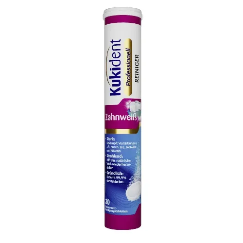 KUKIDENT Zahnweiß Tabs 30 St Tabletten