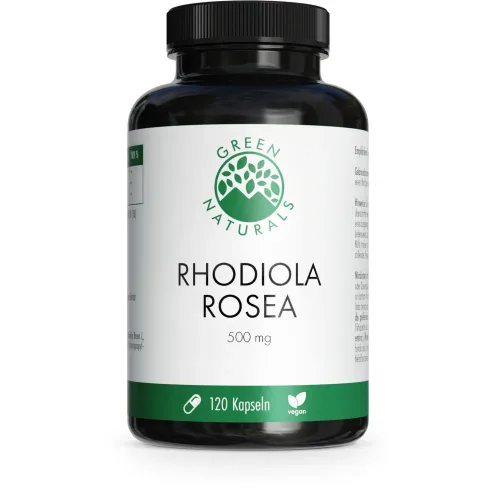 GREEN NATURALS Rhodiola Rosea500 mg 120 St Kapseln