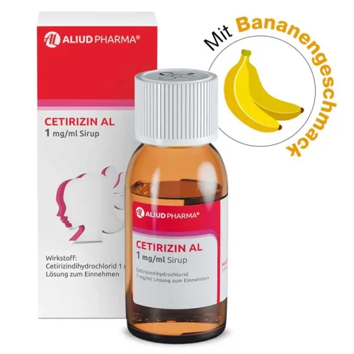 Cetirizin AL 1 mg/ml Sirup bei Heuschnupfen