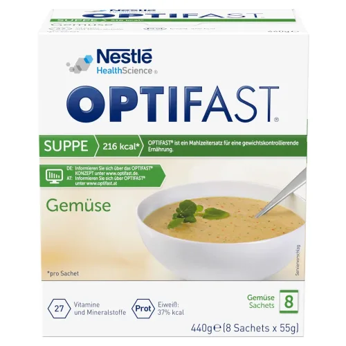 OPTIFAST Suppe Gemüse Geschmack 8X55 g Pulver