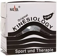 NASARA Kinesiologie Tape 5 cmx5 m schwarz 1 St Pflaster