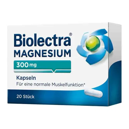Hermes Arzneimittel GmbH, Biolectra MAGNESIUM 300mg +10 % Rabatt* 20 St Kapseln