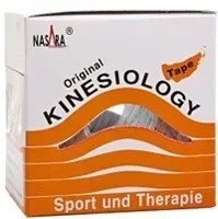 NASARA Kinesiologie Tape 5 cmx5 m beige 1 St Pflaster
