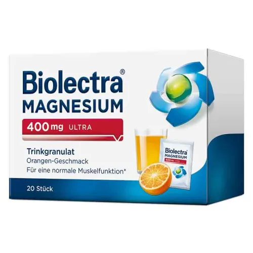 Hermes Arzneimittel GmbH, Biolectra MAGNESIUM 400mg ULTRA Orange +10 % Rabatt* 40 St Granulat