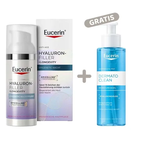 Eucerin HYALURON-FILLER + LONGEVITY EPIGENETIC NACHT +20% sparen* 50 ml Nachtcreme
