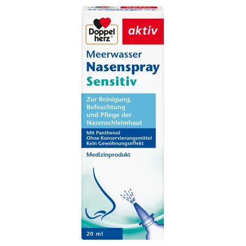 Doppelherz aktiv Meerwasser Nasenspray Sensitiv 20 ml Spray