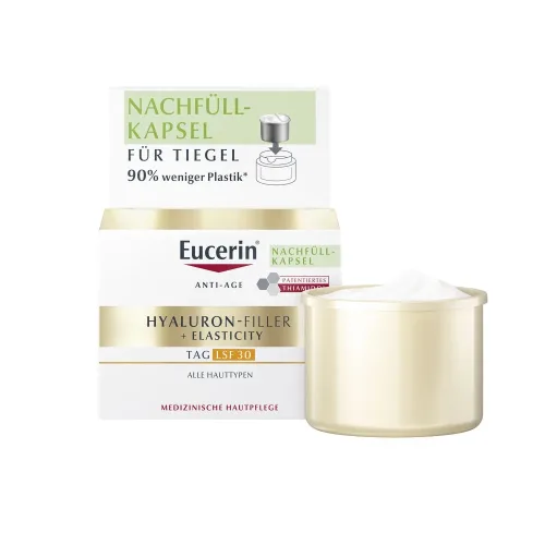 Eucerin HYALURON FILLER + ELASTICITY TAG LSF 30 Nachfüllpack +20% sparen* 50 ml Creme