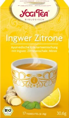 YOGI TEA Ingwer Zitrone Bio Filterbeutel 17X1.8 g Filterbeutel