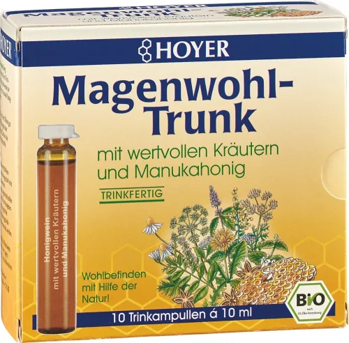 HOYER Magenwohl Trunk Trinkampullen  10X10 ml Trinkampullen