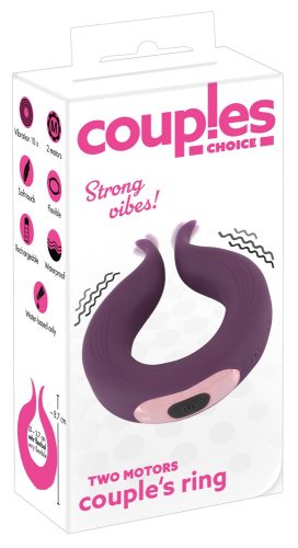 Couples Choice, Paarvibrator ?Two Motors couple?s ring?, 2 Motoren, extra starke Vibration