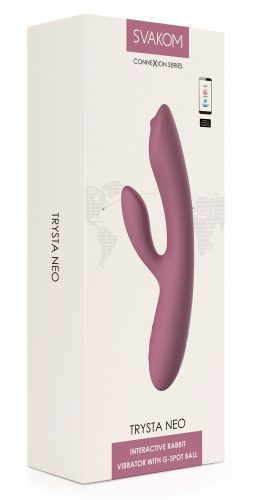 SVAKOM, Rabbitvibrator ?Trysta Neo? mit beweglicher G-Punkt-Massagekugel