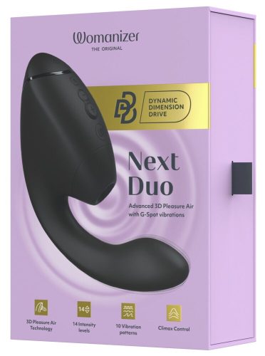 Womanizer, Womanizer Next Duo - Black, Schwarz - Amorana