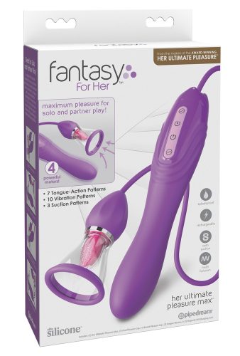 Fantasy For Her, Zungenvibrator ?Her Ultimate Pleasure Max? mit Saugschale