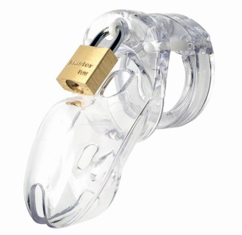 CB-X, CB-3000 Male Chastity Cage Kit (Clear), Transparent - Amorana
