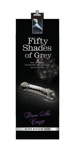 Fifty Shades of Grey, Glasdildo ?Drive Me Crazy?, 19 cm, 3-3,5 cm Ø