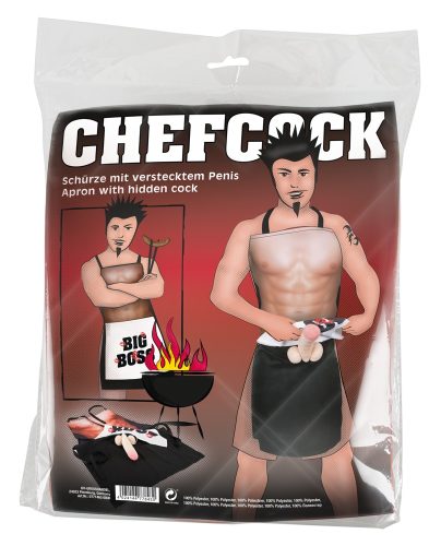 undefined, Schürze ?Chefcock? mit verstecktem Plüschpenis