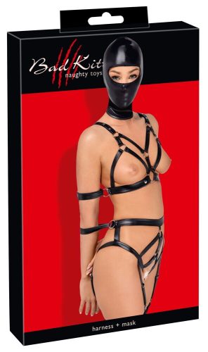 Bad Kitty, 2-teiliges Bondage-Set mit Armfesseln plus Kopfmaske