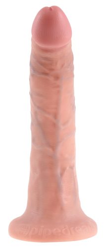 King-Cock, Naturdildo 7" Cock mit Saugfuß